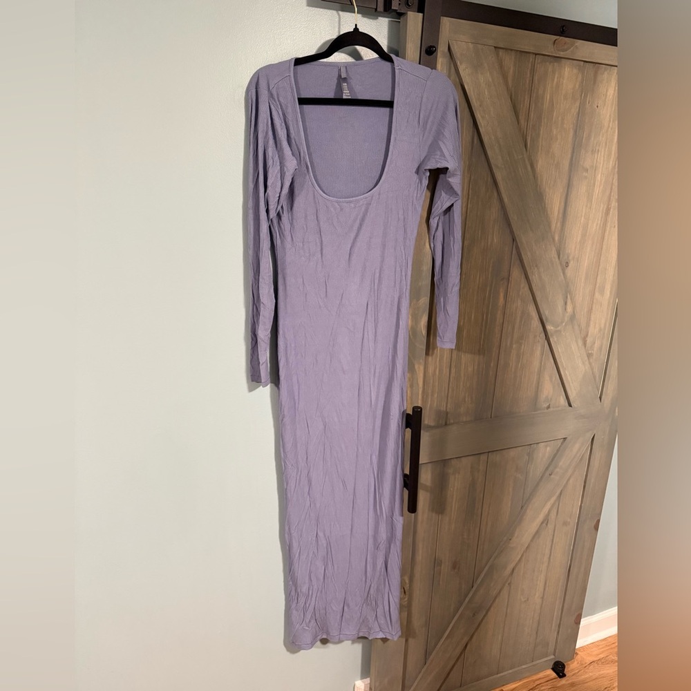 SKIMS Lavender/Blue Long Sleeve Dress